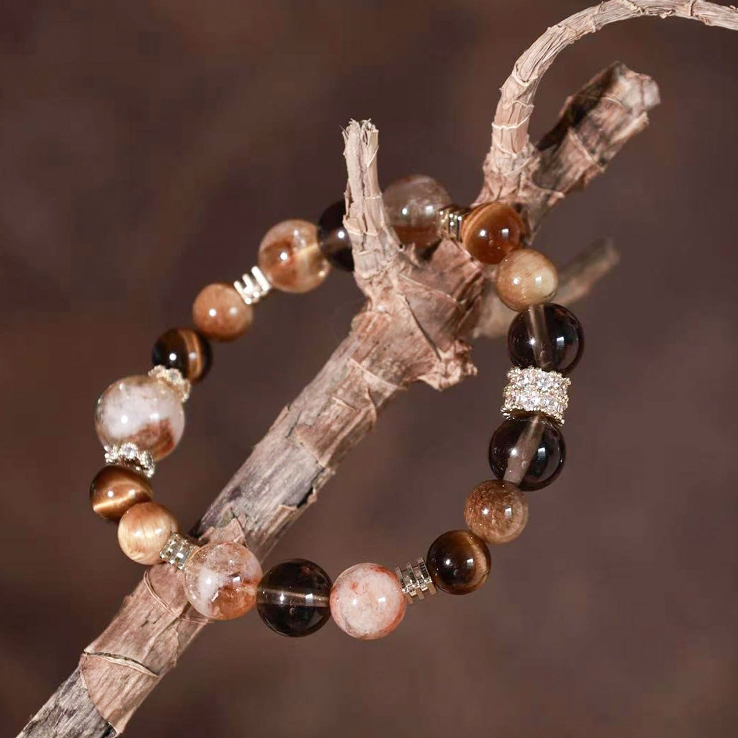 joudwass Golden Citrine Fortune Bracelet, Powerful Money Abundance Stone, Attracts Success and Good Luck