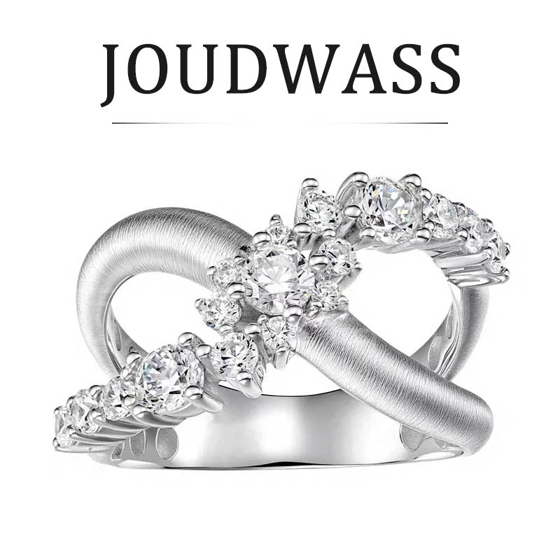 Twist Wrap CZ Cluster Ring,Delicate, stackable everyday statement jewelry