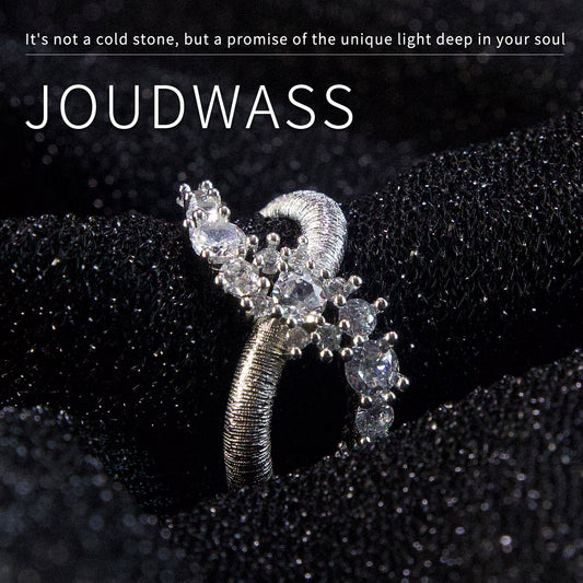 Twist Wrap CZ Cluster Ring,Delicate, stackable everyday statement jewelry