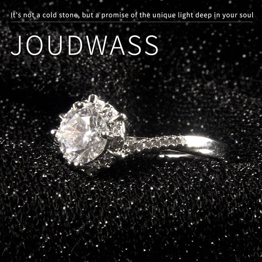 Joudwass Adjustable Moissanite Ring | Diamond-Grade Shine